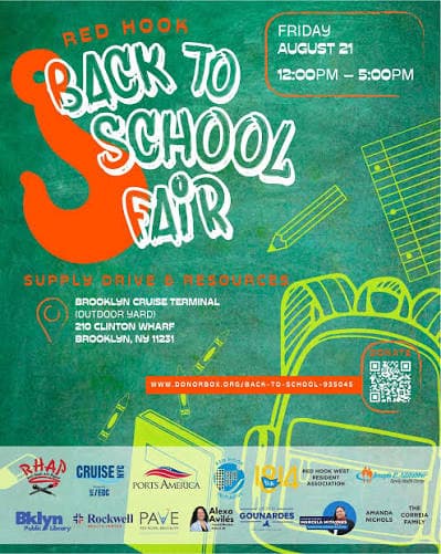 브루클린에서 학생용 학용품과 지역 자원 제공하는 Back-to-School 행사